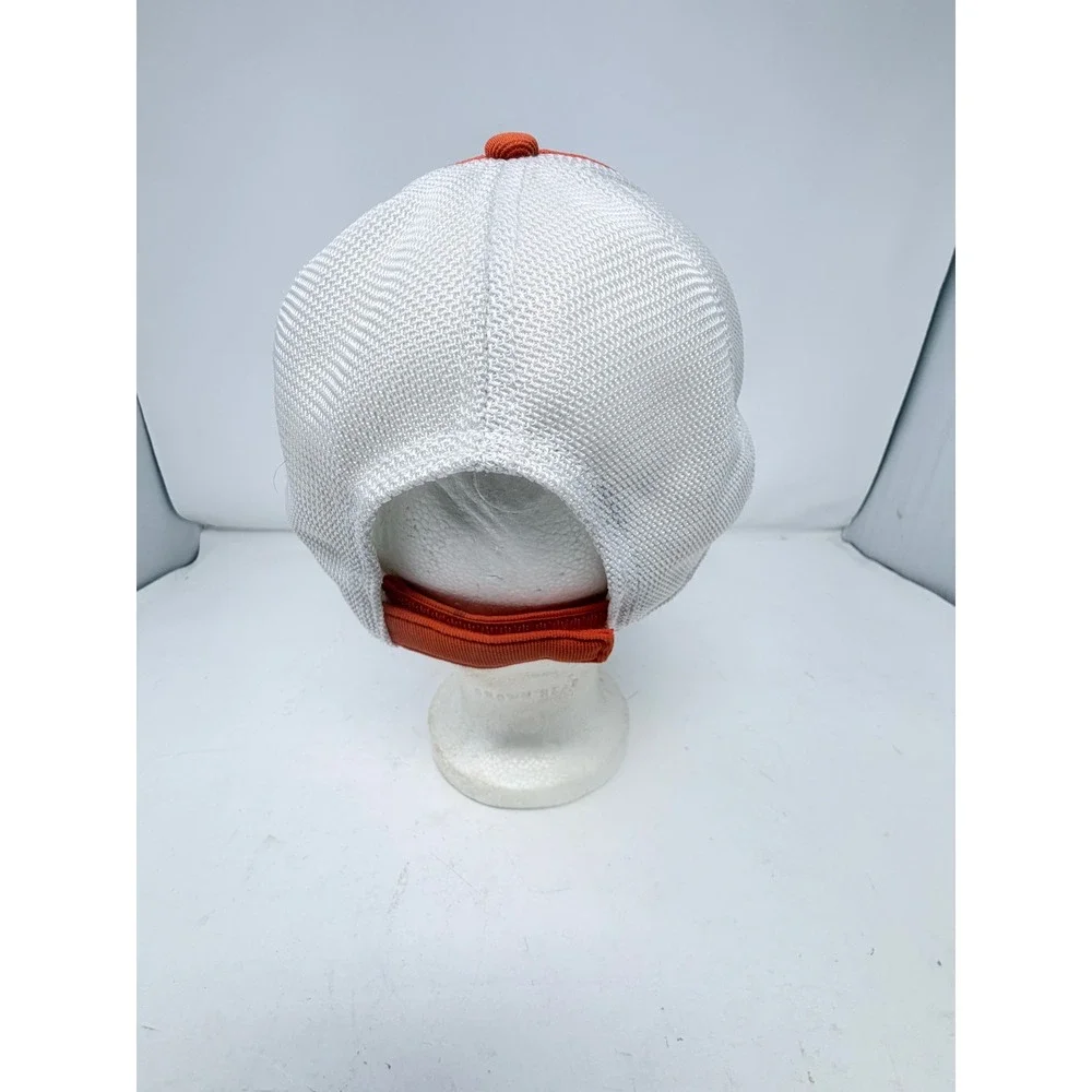 NCAA Boise State Broncos Hat Mens OSFM Orange Blue Trucker Mesh Cap Logo